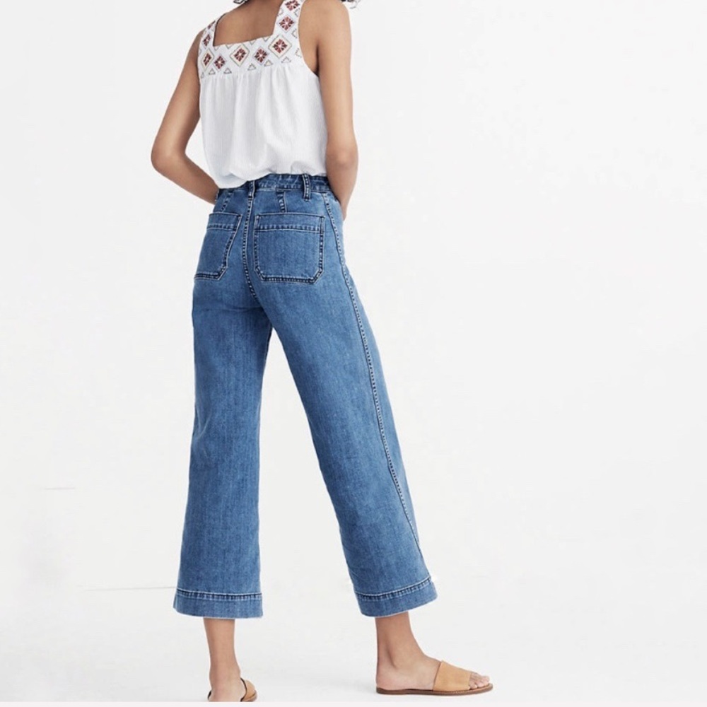 🆕 MADEWELL Emmett Wide Leg Crop! - Picture 7 of 8